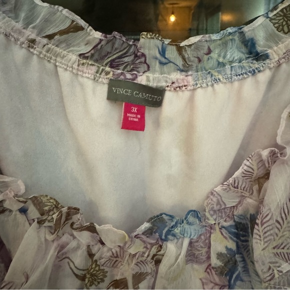 Vince Camuto Off Shoulder Floral Top 3x - Picture 6 of 6